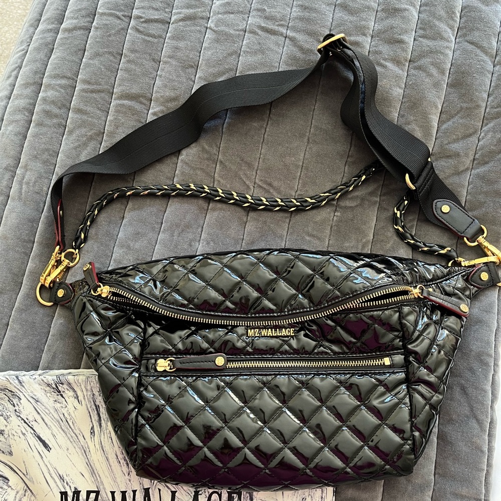 MZ Wallace quilted crossbody sling bag